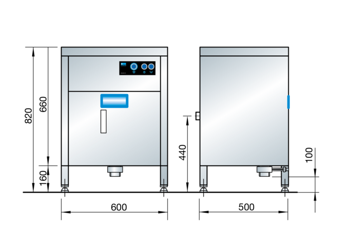 Massblatt WasteStar CC Massblatt Entsorgungsgerät WasteStar