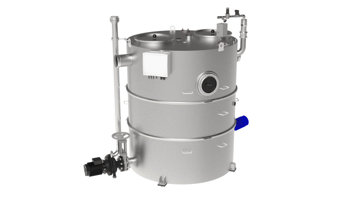 Edelstahl Fettabscheider MEIKO GREEN